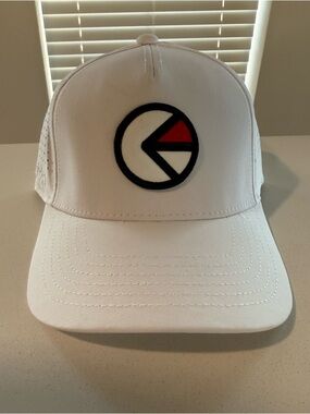 ethika White Athletic Hat with Black Logo Trim